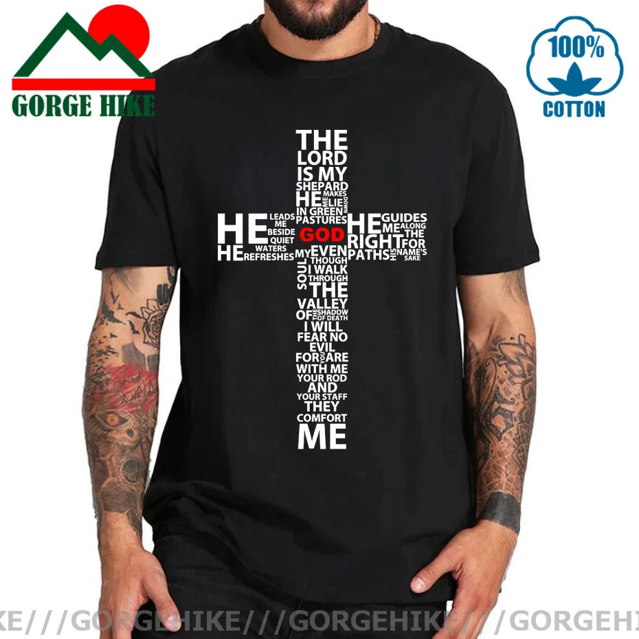 God Lord Jesus Shepard Cross T-shirt Real Prayer Jesus Is My God King Everything T shirt Jesus Christian Tee shirt Faith Tshirts