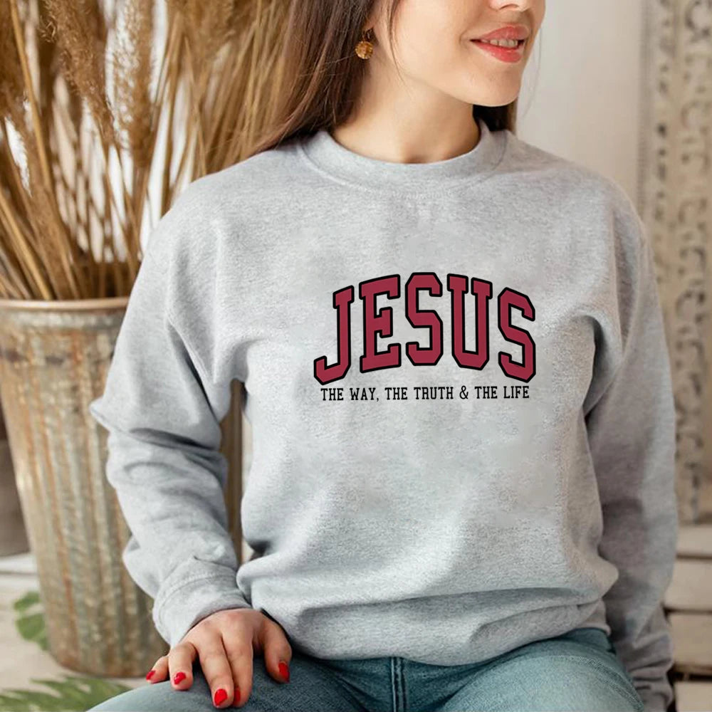 Christian Sweatshirt Jesus Hoodie Faith Sweatshirts Trendy Crewneck Love Like Jesus Pray Sweatshirt Uniex Crewneck Sweatshirt