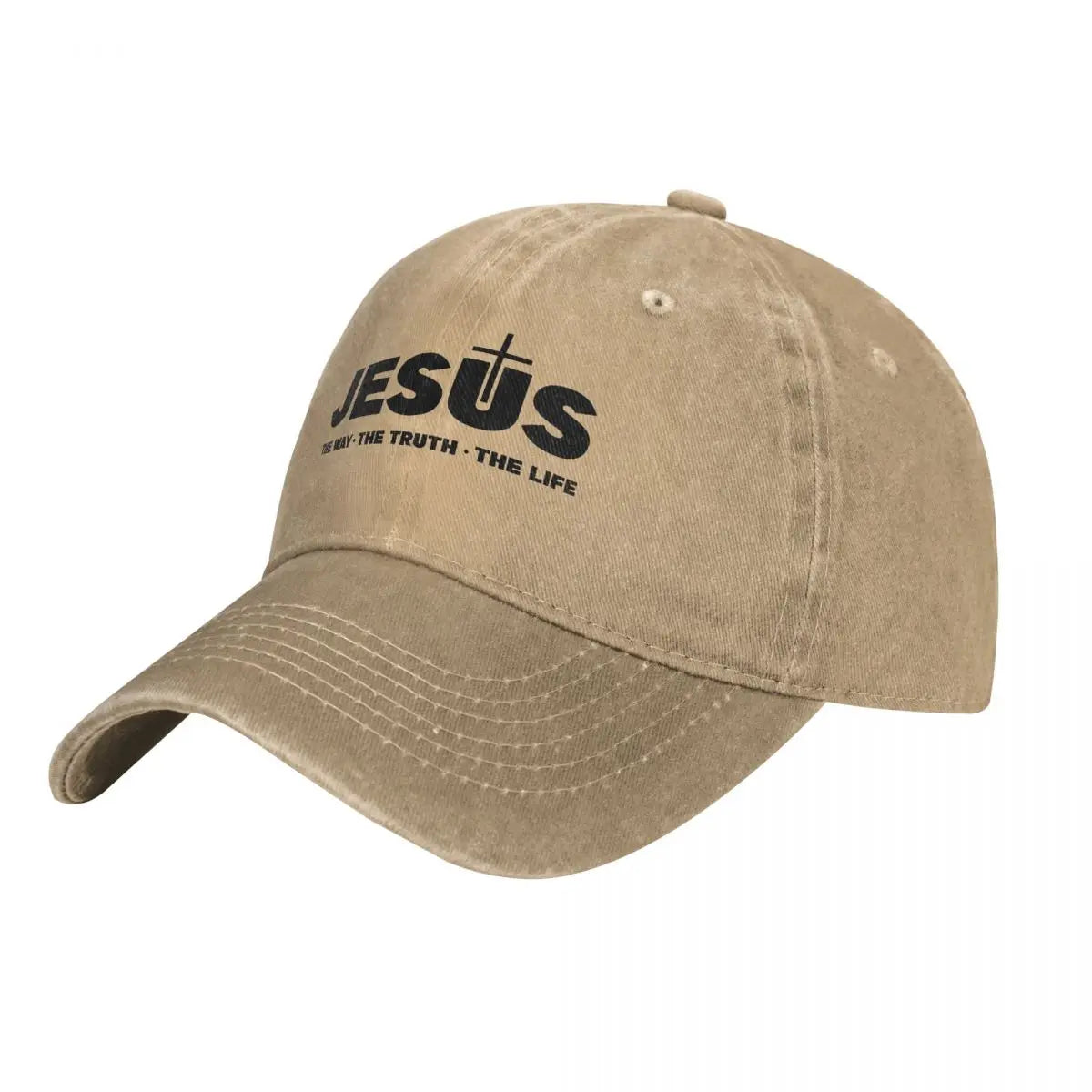 Summer Cap Sun Visor Jesus Christ The Way The Truth The Life Hip Hop Caps Cowboy Hat Peaked Hats